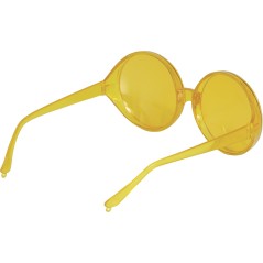 Gafas hippie pasta grandes amarillas 16231-Disfraces baratos online