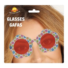 Gafas hippie flor flower power 16215 gui. Disfraces baratos online