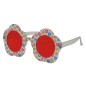 Gafas hippie flor flower power
