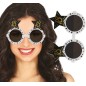 Gafas 18 cumpleaños blanca y negra