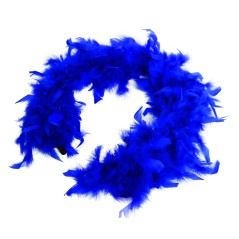 Boa azul plumas 40 gr años 20 charleston- El Informal Santander