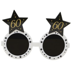 Gafas 60 cumpleaños blanca y negra-El Informal Santander
