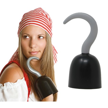 Garfio pirata negro 20 cm-El Informal Santander