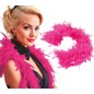 Boa fucsia plumas 40 gr fina años 20 charleston Boa fucsia plumas 40 gr fina años 20 charleston