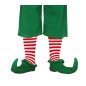 Par calcetines payaso rojo y blanco