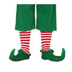 Par calcetines payaso rojo y blanco