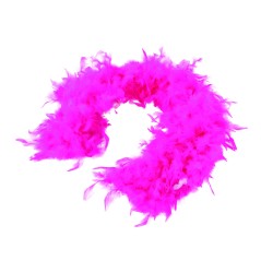 Boa fucsia plumas 40 gr fina años 20 charleston- El Informal Santander
