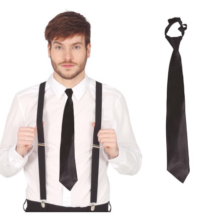 Corbata negra adulto 40 cm-El Informal Santander
