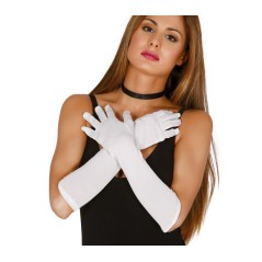 Guantes blancos 42 cm largos
