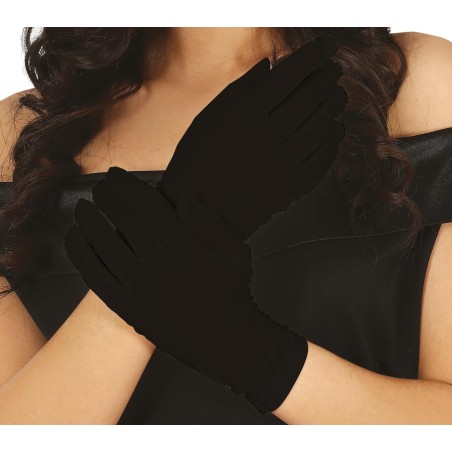 Guantes corto negro 23 cm-El Informal Santander