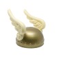 Casco galo asterix alado dorado