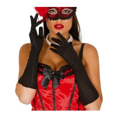 Guantes negros 40 cm largos-El Informal Santander