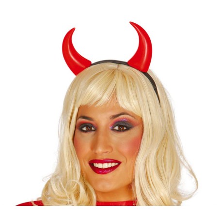 Cuernos diablo rojos demonio