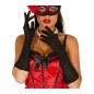 Guantes negros 45 cm largos
