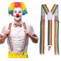 Tirantes multicolor payaso