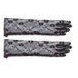 Guantes calados de encaje negro 38 cm