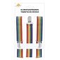 Tirantes multicolor payaso