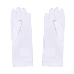 Guantes corto blanco de 23 cm-El Informal Santander