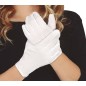 Guantes infantil blanco 22 cm elasticos