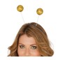 Diadema bola escarcha oro