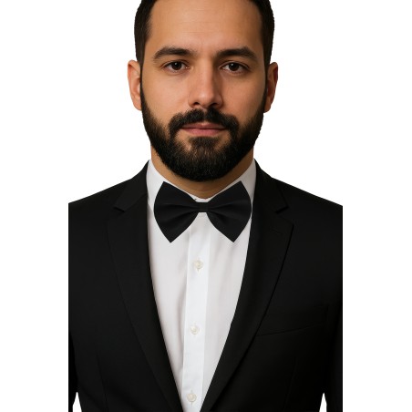 Pajarita negra  11 cm