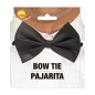 Pajarita negra  11 cm