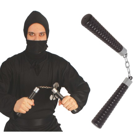 Lunchacos ninja 18 cm negros guerrero-El Informal Santander