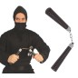 Lunchacos ninja 18 cm negros guerrero
