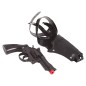 Pistola con sobaquera ganster o policia 25 cm