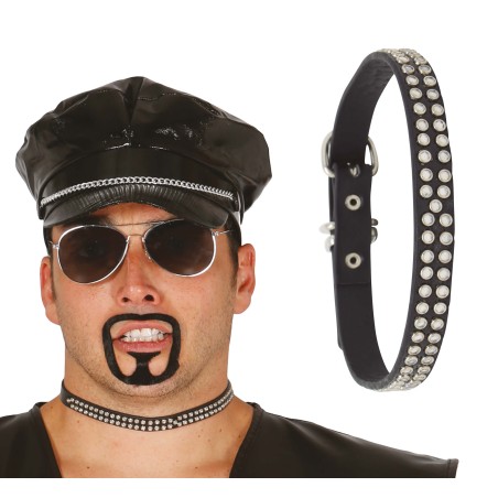Collar punki brillante sado gotico-El Informal Santander