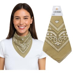 Pañuelo vaquero beige claro marfil-El Informal Santander
