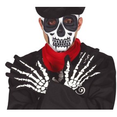 Guantes esqueleto cortos 25 cm-El Informal Santander