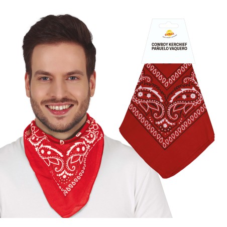 Pañuelo vaquero rojo oeste-El Informal Santander