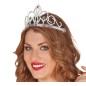 Diadema plata tiara princesa