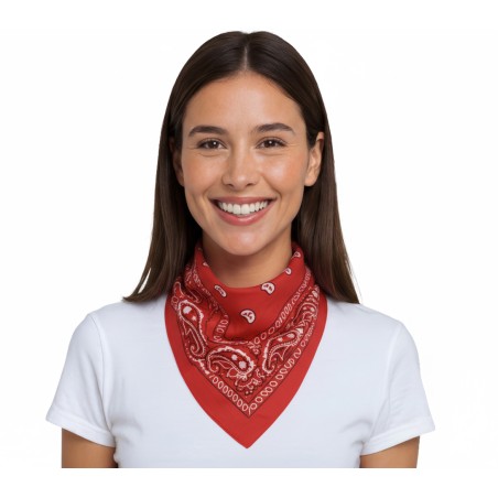 Pañuelo vaquero rojo oeste