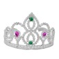 Diadema plata tiara princesa