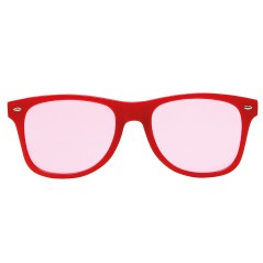 Gafas pasta rojas con cristales rojos-El Informal Santander