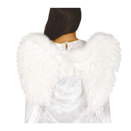 Alas blancas plumas angel 50 cm baratas. El Informal Santander
