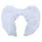 Alas blancas plumas angel 50 cm