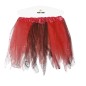 Tutu infantil rojo y negro 31 cm infantil