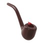 Pipa 13 cm fumador caballero lord
