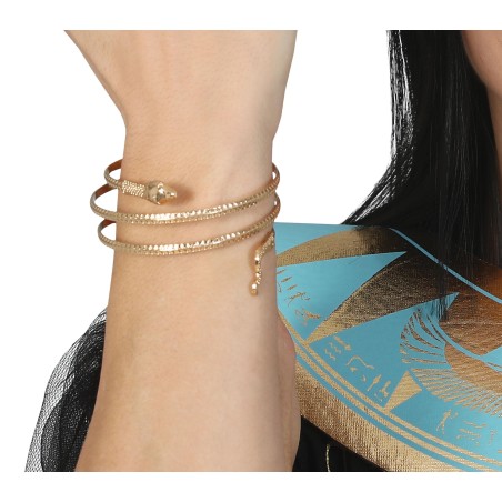 Brazalete egipcio serpiente metalico-El Informal Santander