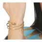 Brazalete egipcio serpiente metalico