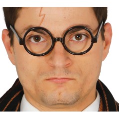 Gafas redondas mago estudiante de magia