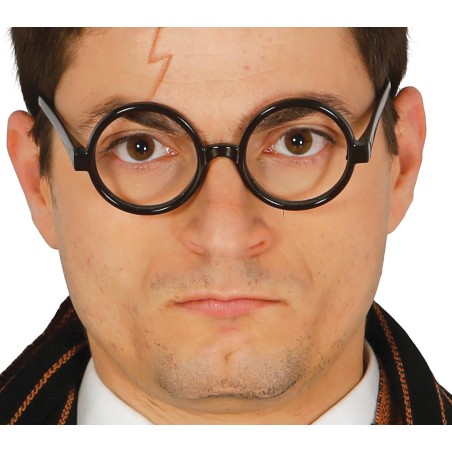 Gafas redondas mago estudiante de magia