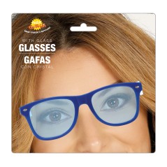 Gafas pasta azules con cristales azules-El Informal Santander