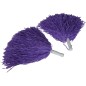 Pom pom morados 2 unidades 80 gr animadora