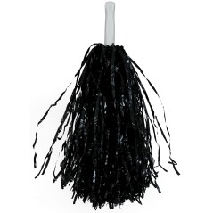 Pom pom negros 2 unidades 80 gr animadora-El Informal Santander