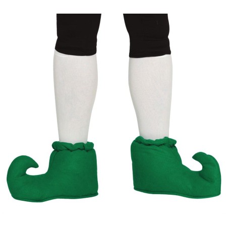 Zapatos verdes de elfo o enanito para adulto
