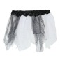 Tutu infantil brillante blanco y negro 30 cm infantil